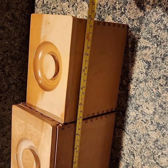 Vintage Rooster Nesting Box Canisters, Set of 2 - Picture 7 of 7